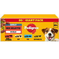 Pedigree Adult Mixselectie natvoer voor honden in gelei - 32 kg