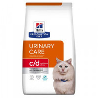 Hill's Prescription Diet c/d Multicare Stress Urinary Care kattenbrokken voor volwassen katten, kip - 16 kg