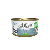Schesir Complements tonijn & heek in gelei natvoer voor katten - 70 gram