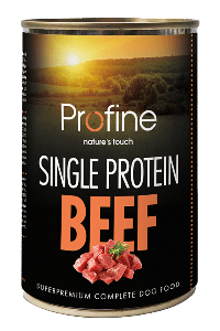 Profine Single Protein graanvrij rund natvoer voor honden - 2,4 kg