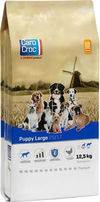 Carocroc Premium Puppy Large hondenbrokken - 12,5 kg