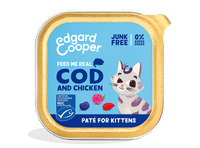 Edgard & Cooper Kitten Paté kabeljauw & kip natvoer voor katten - 85 gram