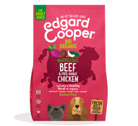 Edgar & Cooper Adult Bio Graanvrij Rundvlees & Scharrelkip hondenbrokken - 7 kg
