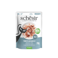Schesir Complements tonijn & heek natvoer voor katten - 70 gram