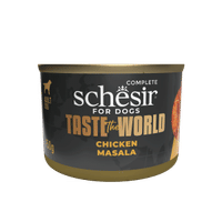 Schesir Taste of the World kip masala natvoer voor volwassen honden - 150 gram