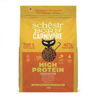 Schesir Born Carnivore adult Graanvrij Kip & Ei kattenbrokken - 1,25 kg