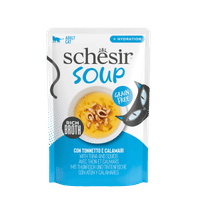 Schesir Soup Tonijn & Inktvis natvoer voor katten - 70 gram