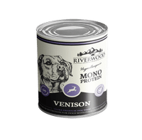 Riverwood Mono Protein hert natvoer voor honden - 400 gram
