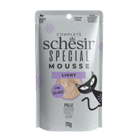 Schesir Special Light mousse kip natvoer voor volwassen katten - 70 gram