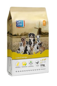 Carocroc Premium Low Energy hondenbrokken voor volwassen honden - 3 kg