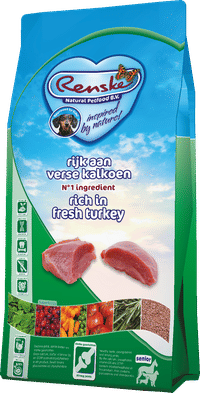 Renske Super Premium Senior Kalkoen Graanvrij hondenbrokken - 12 kg