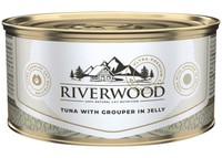 Riverwood Caviar for Cats tonijn en grouper in gelei, natvoer voor volwassen katten - 85 gram