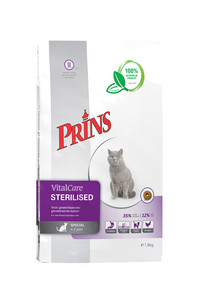 Prins VitalCare Gesteriliseerde adult kattenbrokken - 1,5 kg
