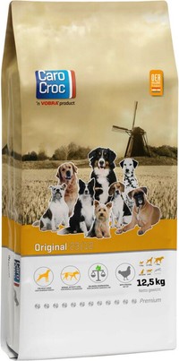 Carocroc Premium Original hondenbrokken voor volwassen honden - 12,5 kg