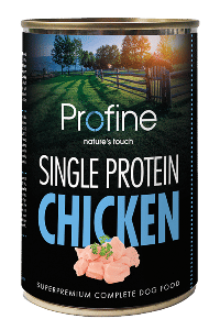 Profine Single Protein graanvrij kip natvoer voor honden - 2,4 kg