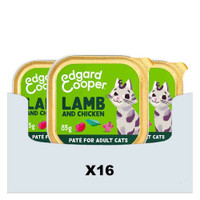 Edgard & Cooper Paté Lam & Kip natvoer voor katten - 1,36 kg