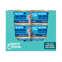 Edgard & Cooper Chunks zalm & kip natvoer voor katten - 1,53 kg