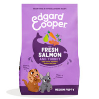 Edgard & Cooper Puppy graanvrije hondenbrokken met verse zalm en kalkoen - 7 kg