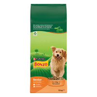 Bonzo Senior kip & groente hondenbrokken - 15 kg