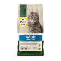 Vitalstyle Adult zalm kattenbrokken - 10 kg