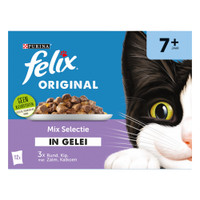 Felix Original Mix Selectie Senior natvoer voor katten - 4,08 kg