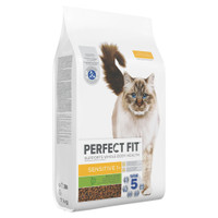 Perfect Fit Sensitive adult kalkoenkattenbrokken - 7 kg