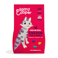 Edgard & Cooper Senior Graanvrij kip & kalkoen kattenbrokken - 2 kg