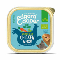 Edgard & Cooper puppy biologisch graanvrij vers vlees kip en vis natvoer voor honden - 100 gram