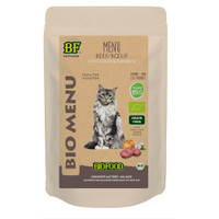 BF Petfood Biofood Organic rund natvoer voor katten - 100 gram
