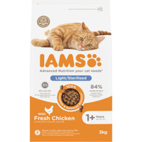 IAMS Adult Gesteriliseerd Overgewicht kip kattenbrokken - 9 kg