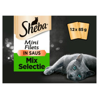 Sheba Filets Mini Filets natvoer voor volwassen katten - 4,08 kg