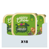 Edgard & Cooper paté van vers vlees, lam & rund, natvoer voor volwassen honden - 5,4 kg