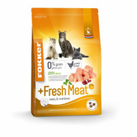 Fokker Fresh Meat verse kip kattenbrokken - 7,5 kg