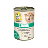 Vitalstyle Senior natvoer voor honden - 400 gram