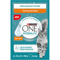 Purina ONE Hydralife Adult kip natvoer voor katten - 300 gram