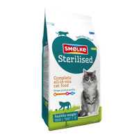 Smolke gesteriliseerde kattenbrokken voor volwassen katten - 2 kg