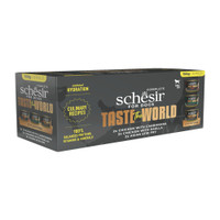 Schesir Taste of the World Variatie natvoer voor honden - 900 gram