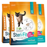 Fokker Steri-Fit Skin & Coat kattenbrokken - 7,5 kg