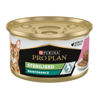 Purina Pro Plan Light/Gesteriliseerd natvoer voor volwassen katten, zalm en tonijn - 2,04 kg