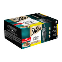 Sheba Délices du Jour gevogelte natvoer voor volwassen katten - 2,5 kg