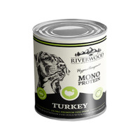 Riverwood Mono Protein kalkoennatvoer voor honden - 2,4 kg