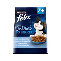 Felix Elke Dag Feest Senior Dubbel Zo Lekker kip en kalkoen kattenbrokken - 4 kg