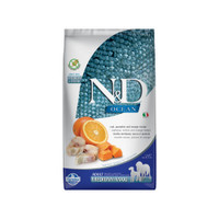 Farmina N&D Ocean Adult Medium & Maxi kabeljauw, pompoen & sinaasappel hondenbrokken - 2,5 kg