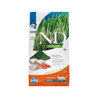 Farmina N&D Spirulina volwassen kattenbrokken met haring - 1,5 kg