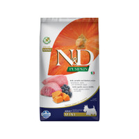 Farmina N&D Pumpkin Lam en blauwe bes Mini hondenbrokken voor volwassen honden - 2,5 kg