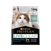 Purina Pro Plan LiveClear kattenvoer voor gesteriliseerde senior katten - Kalkoen - 1,4 kg