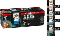 Sheba Sauce Collections visselectie natvoer voor volwassen katten - 3,4 kg