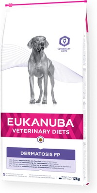 Eukanuba Daily Care Sensitive Skin Dermatosis FP Veterinary hondenbrokken - 12 kg