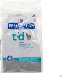Hill's Prescription Diet t/d Dental Care Adult kattenbrokken - 1,5 kg