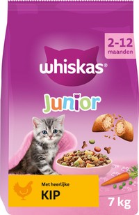 Whiskas Junior kip kattenbrokken - 7 kg